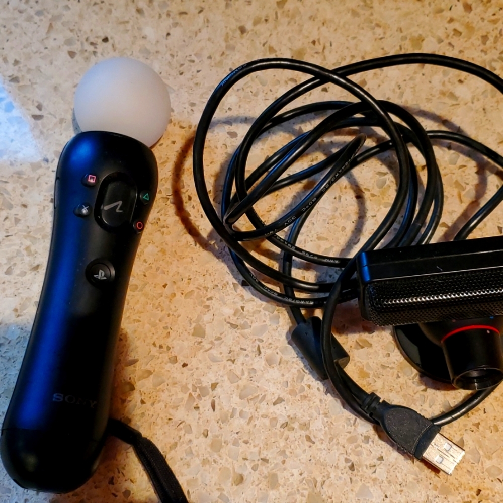 Play station camera and wand
